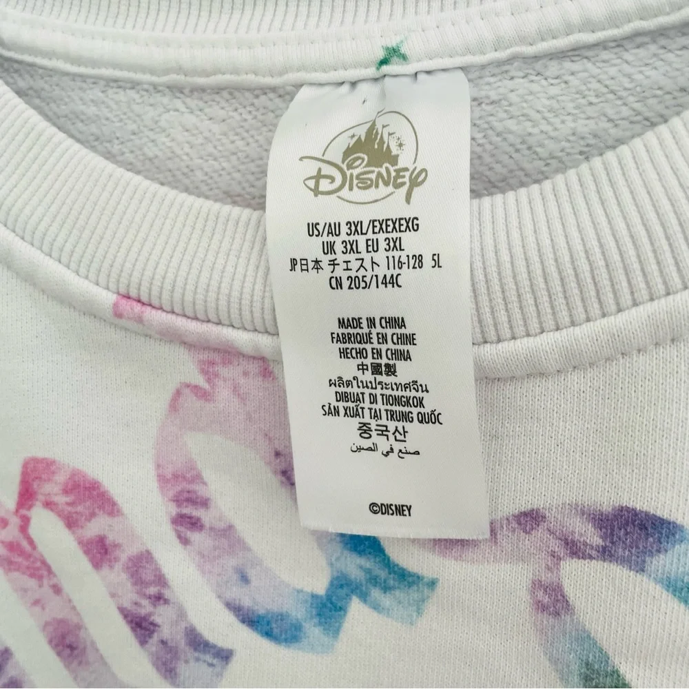 Disney Pastel Logo Women's Sweater 3X - Picture 4 of 7